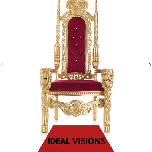 King of Queens Throne Chair