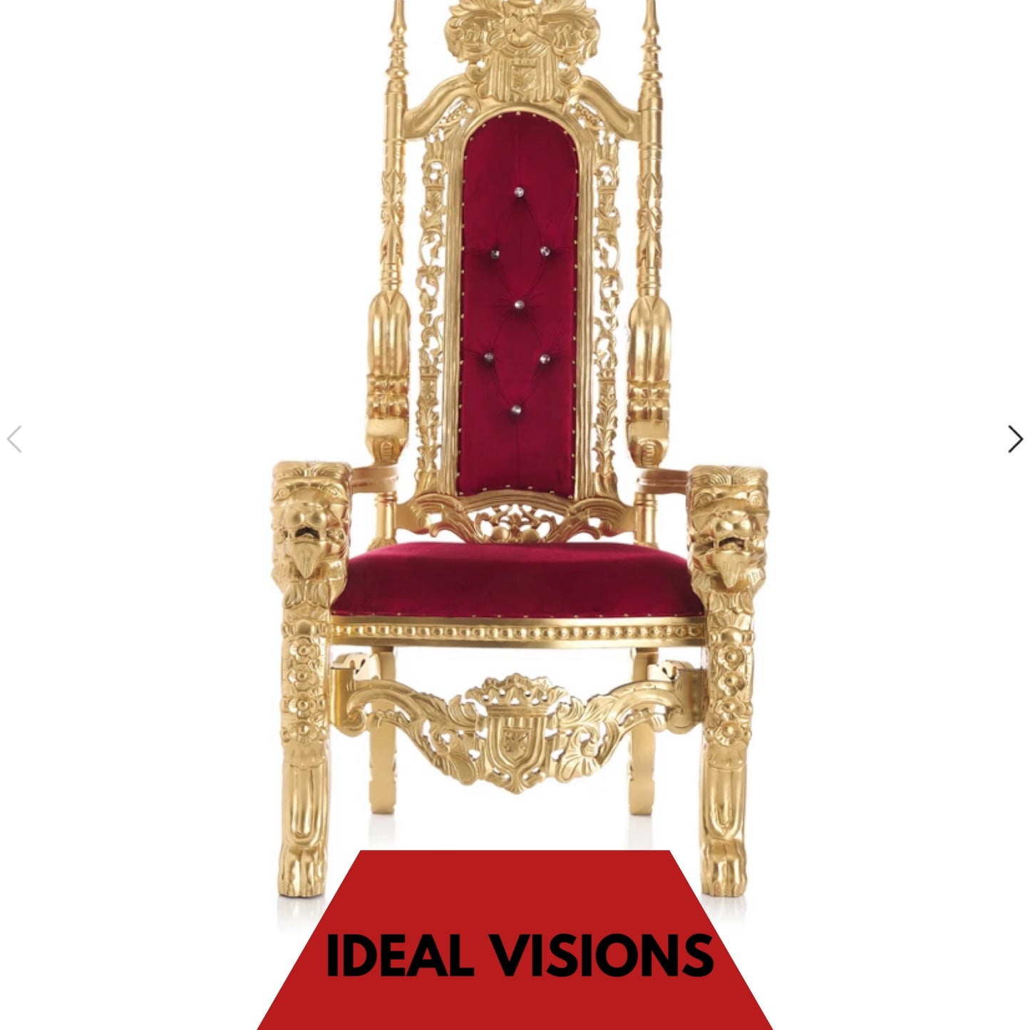 King of Queens Throne Chair