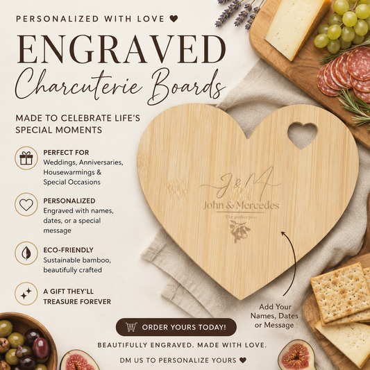 Engraved Charcuterie Boards