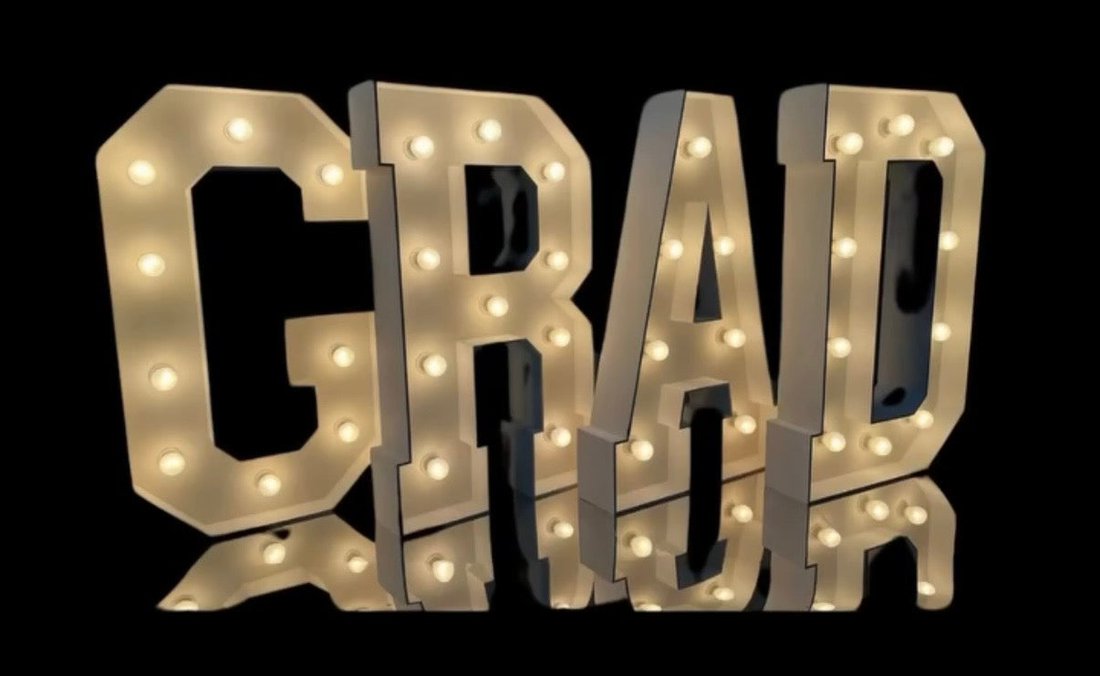 4Ft PROM/GRAD Marquee Letters