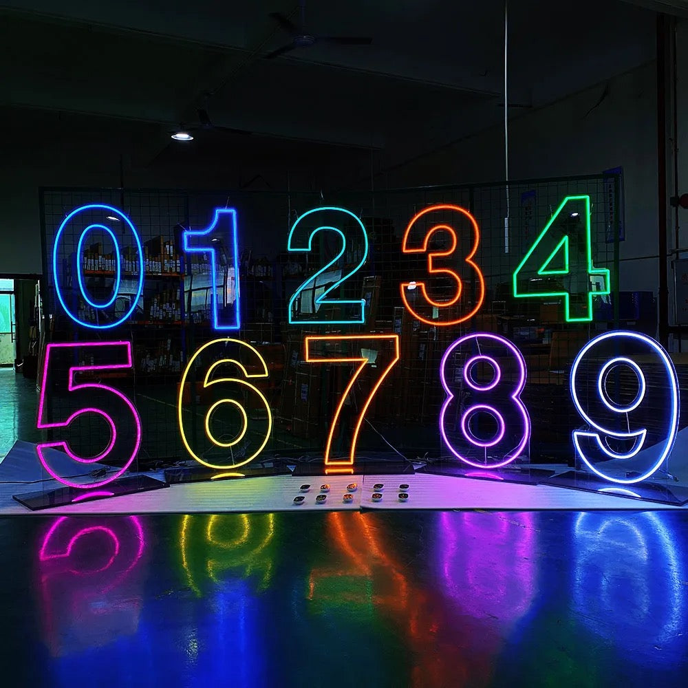 4 Ft LED Numbers – Ideal Visions & Balloon Boutique