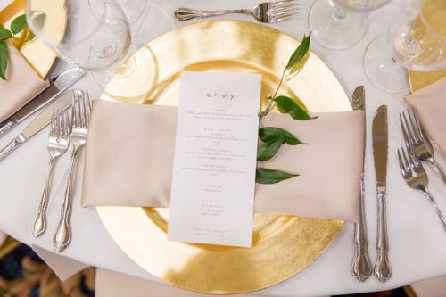 Gold Charger Plate